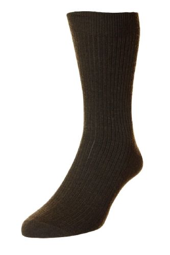HJ Socks HJ70 Dk Brown size 6-11